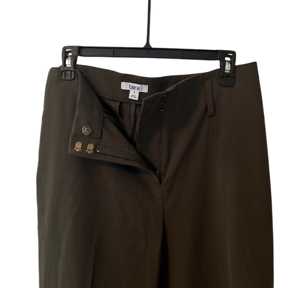Bar 111 dress pants dark green straight leg
